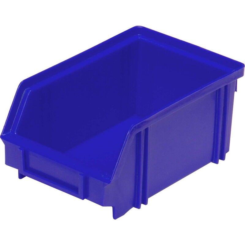 Ящик (лоток) универсальный полипропиленовый 170x105x75 мм синий морозостойкий NoName