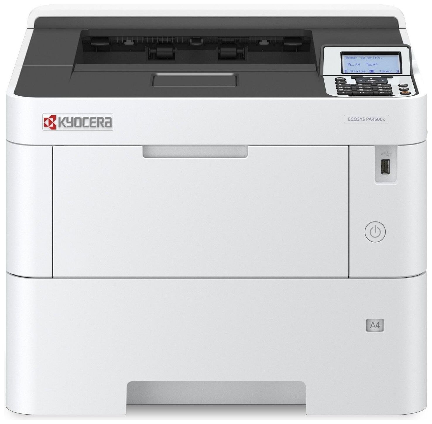 Принтер Kyocera Kyocera ECOSYS PA4500x 110C0Y3NL0/A4 черно-белый/печать Лазерный 1200x1200dpi 47стр.мин/ Сетевой интерфе