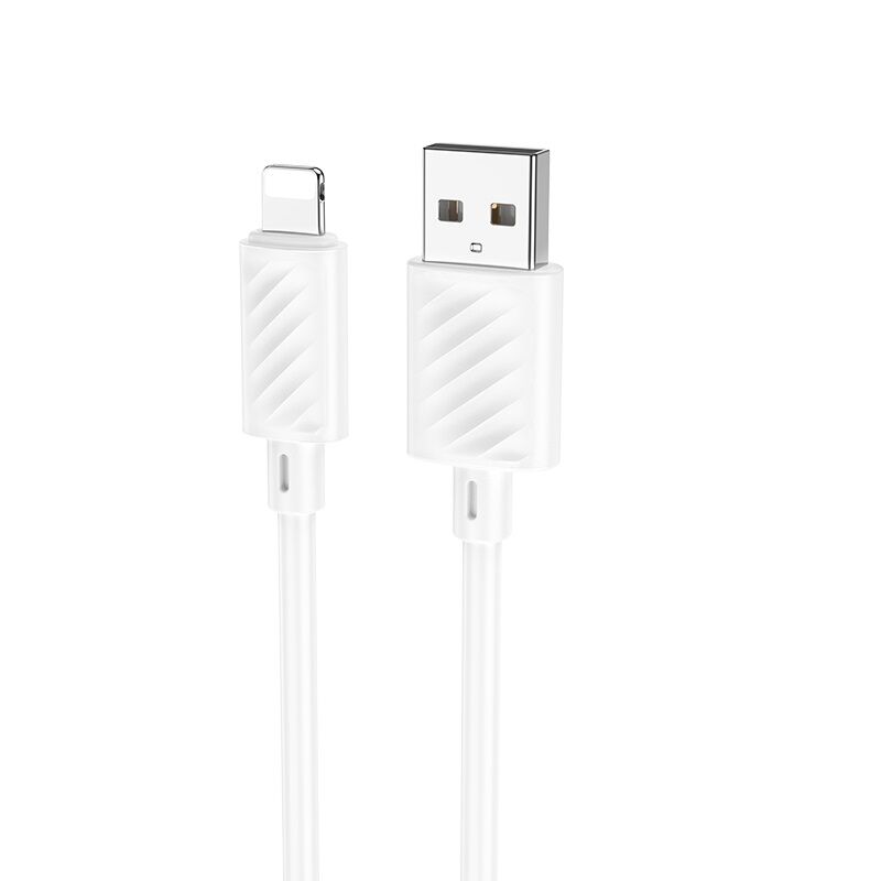 USB кабель шт.USB (A) - шт.Lightning 1,0м, 2,4А, белый X88 Hoco 2