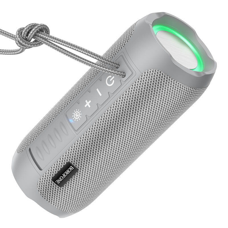 Колонка портативная Borofone BR21 Bluetooth 5.0, USB,FM, серый 1