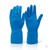 Перчатки латексные 50шт/уп.DELTAGRIP HIGH RISK,,неопудренные, нестер. текстурированные,голубые #1