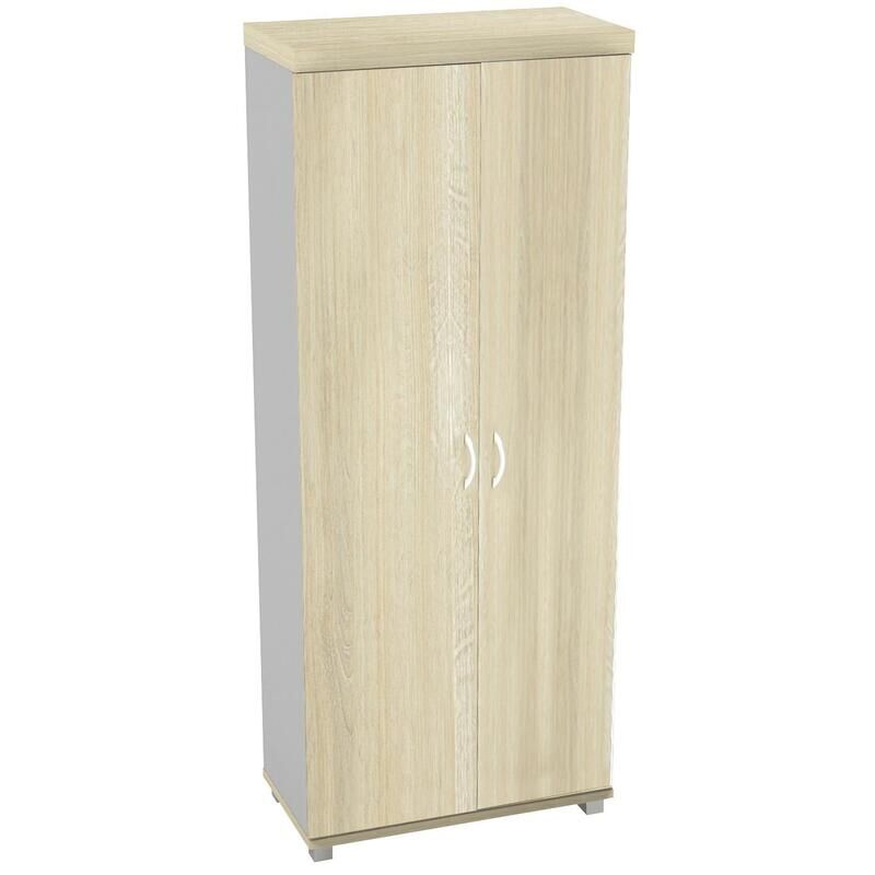 Шкаф для одежды Easy Director (дуб шамони светлый/серый, 854x445x2105 мм) NoName