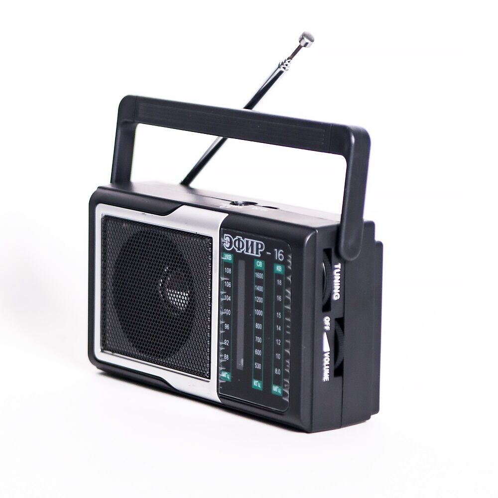 Радиоприёмник "Эфир" 16 (FM 64-108МГц AA*2шт., Акб 500mAh) 4