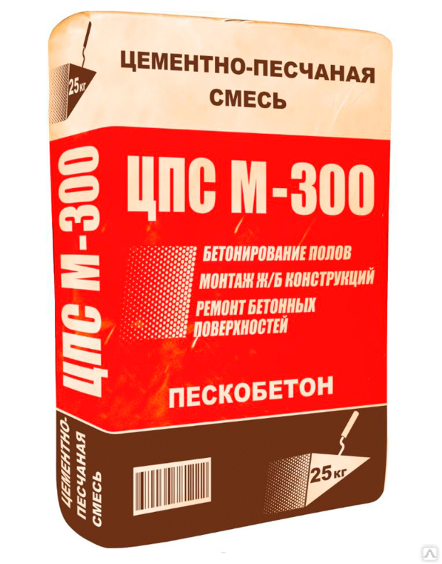 Пескобетон быстросохнущий. ЦПС 300 25кг. ЦПС М 300 Крепс. ЦПС м300 (25кг). Смесь цементно-Песчаная м-300 25кг.