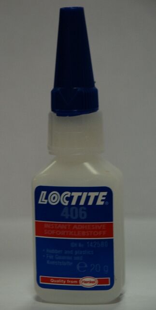 Клей Loctite 406, 20мл для резины
