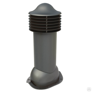 Труба вентиляционная для металлочерепицы (утеплённая) D-110мм, h-550мм, RAL7024 