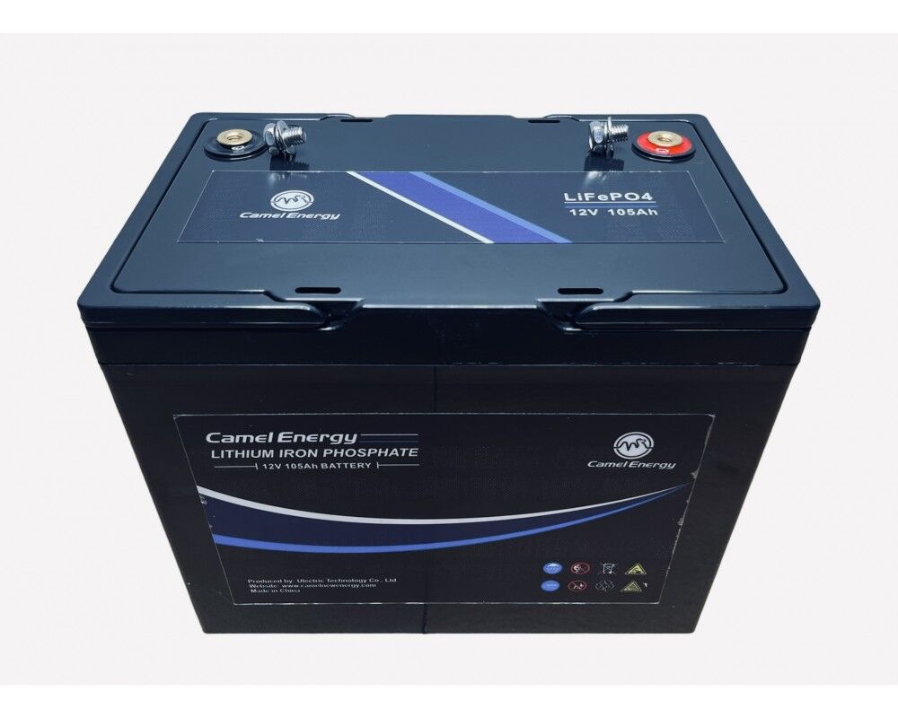 Аккумуляторная батарея тяговая LiFePo4 (литий-железно-фосфат) CAMEL Energy UT-1344B 12В 105 Ач