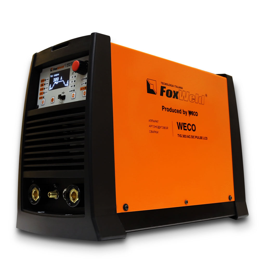 FoxWeld Аппарат аргонодуговой сварки WECO TIG 303 AC/DC PULSE LCD 3