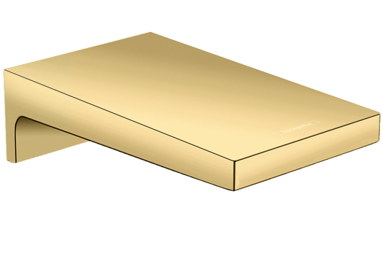 Излив Hansgrohe, Metropol, для ванны, тип установки - настенный, вынос излива, мм 185, цвет - полированное золото