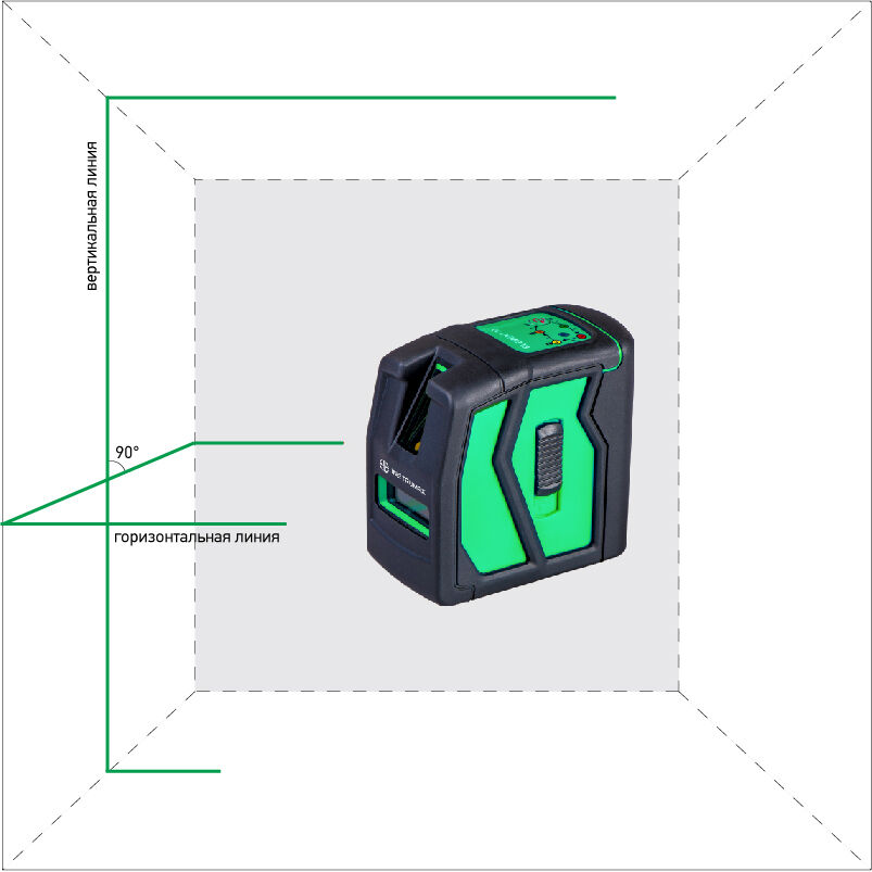 Лазерный уровень Instrumax ELEMENT 2D GREEN ADA