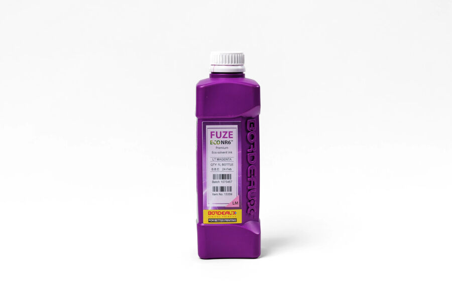 Bordeaux Экосольвентные чернила FUZE Eco NR6 light-magenta, 1 л (бутыль)