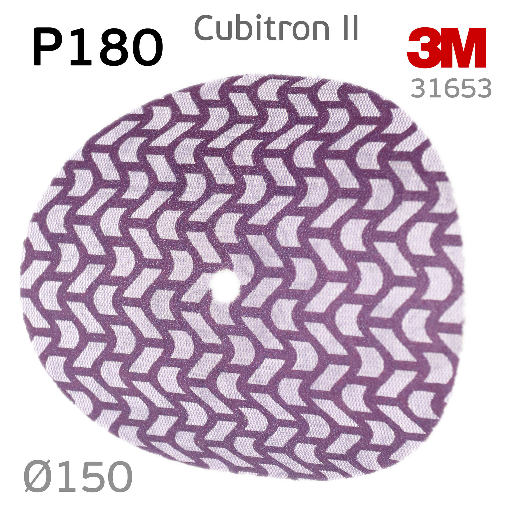Круг сетчатый 3M (150мм; 180+) Cubitron II керамика на липучке (долговечный)