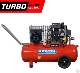 Компрессор поршневой ременной Aurora Storm-100 Turbo active series 