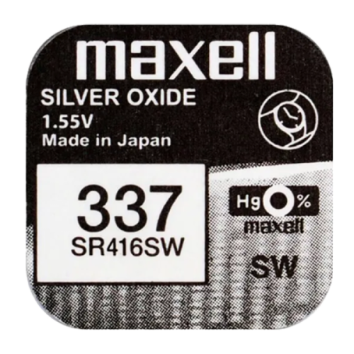 Элемент питания 337 SR416SW "Maxell" BL-1 2