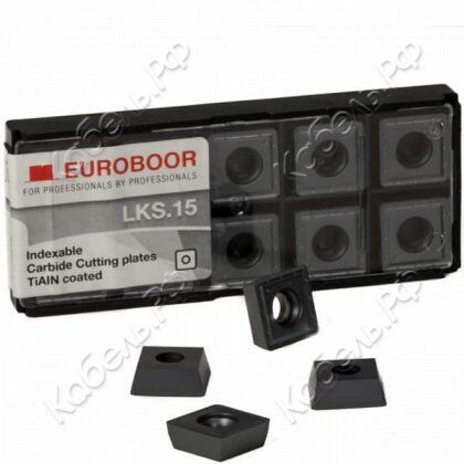 Пластина режущая для В60, комплект из 10 пластин Euroboor LKS.15