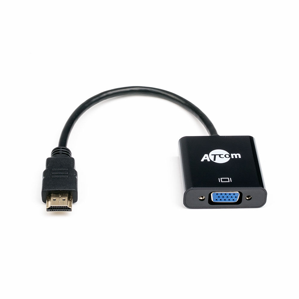 Переходник шт. HDMI - гн. VGA "Atcom" 2