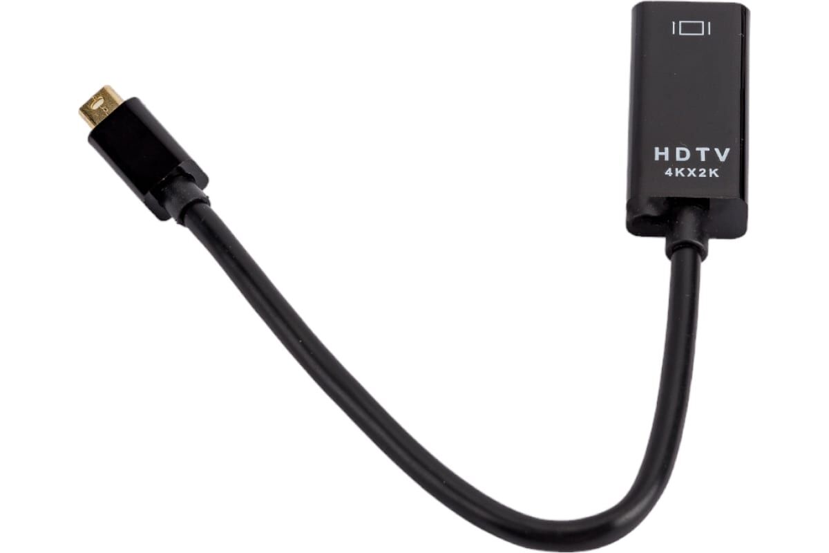 Переходник шт. mini DisplayPort - гн. HDMI шнур 15см, 4K "Cablexpert" 3