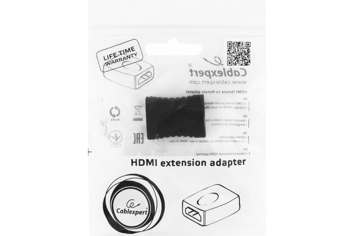 Переходник гн. HDMI - гн. HDMI "Cablexpert" 5