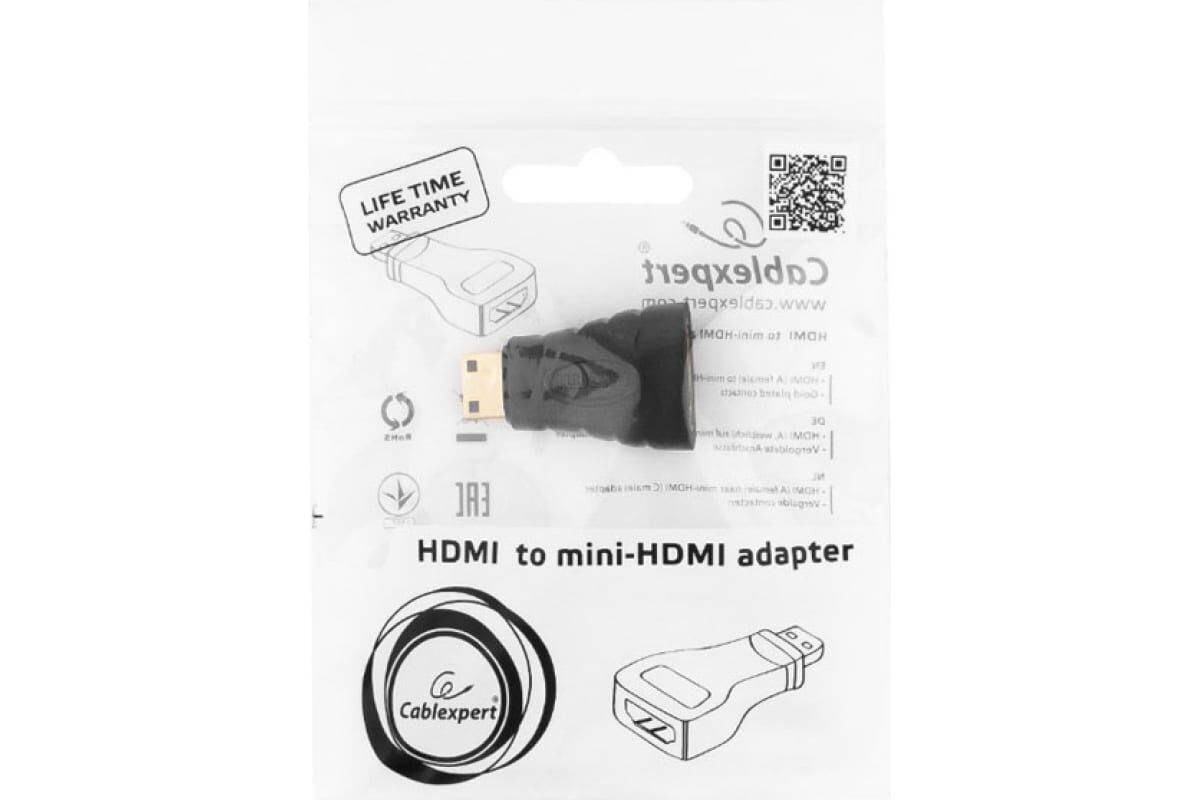Переходник шт. HDMI mini - гн. HDMI "Cablexpert" 3