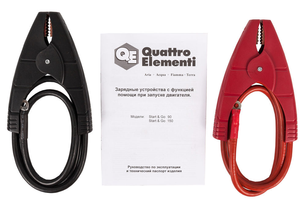 Пуско-зарядное устройство QUATTRO ELEMENTI Start&Go 150 (12 / 24 Вольт, заряд до 30А, пуск до 150А) 7