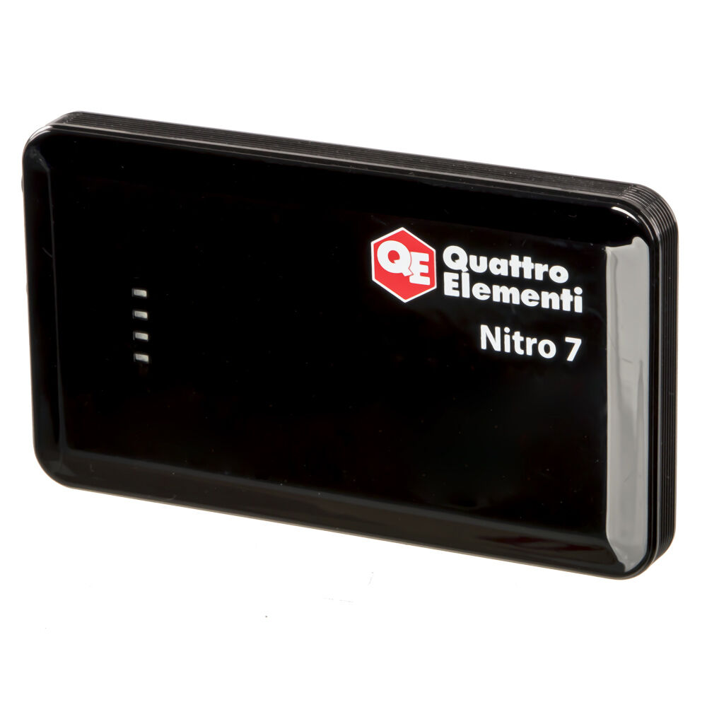 Пусковое устройство QUATTRO ELEMENTI Nitro 7 (12 В, 7500 мАч, 400А, USB, LCD - фонарь) 1