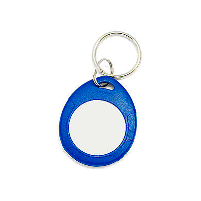 Брелок EM, IL-07EBW(order), с кольцом, синий + белый (номера по порядку) IronLogic