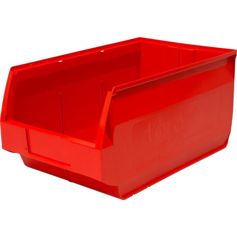 Ящик (лоток) универсальный полипропиленовый Venezia 500x310x250 мм красный морозостойкий NoName
