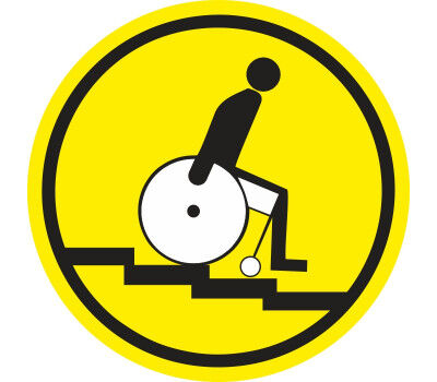 Предупреждающий знак «Осторожно! Лестница вниз»