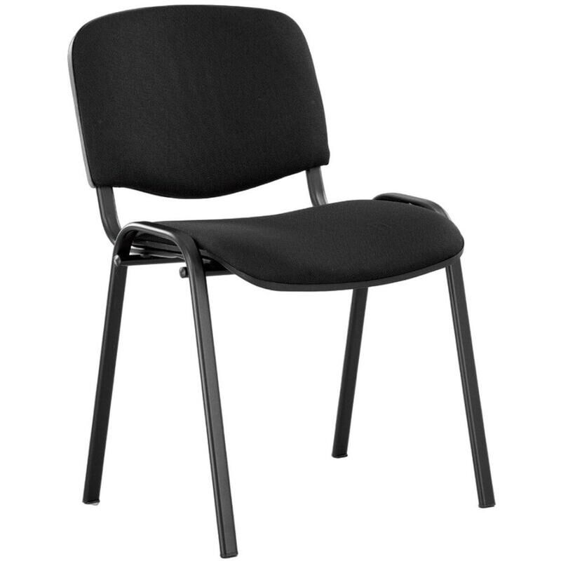 Стул офисный Easy Chair черный (ткань, металл черный)