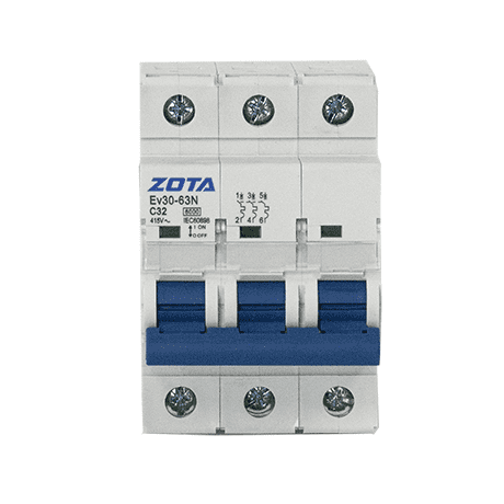 Выключатель автоматический ZOTA Ev30- 63N 3P 6кА 25А С /37060/