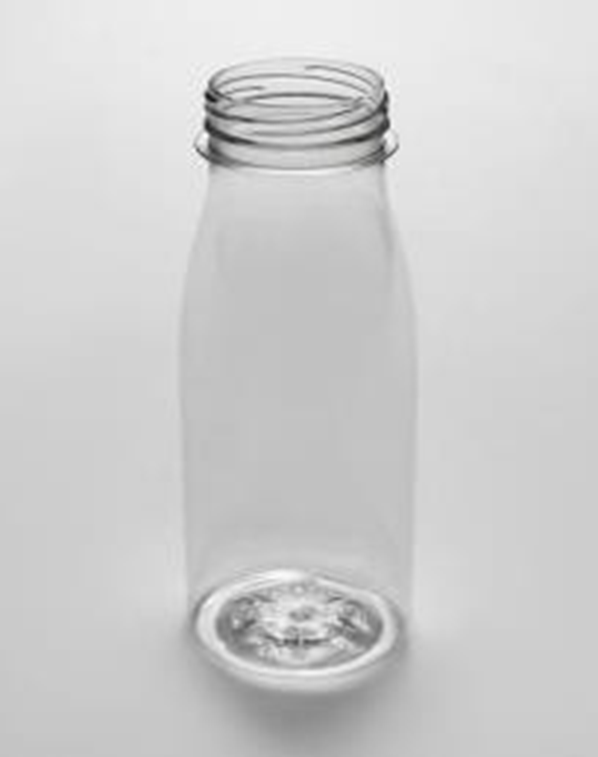 Бутылка пластиковая 0,25 л прозрачная Круглая гладкая 17 г