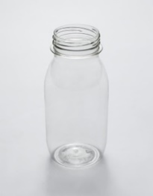 Бутылка пластиковая 0,2 л прозрачная Круглая гладкая 14 г