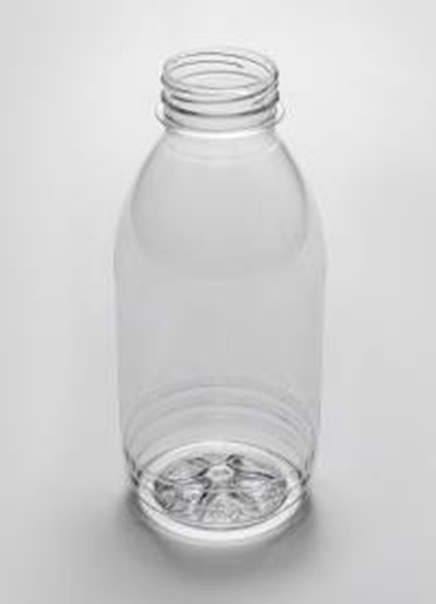 Бутылка пластиковая 0,45 л Круглая с нижними ребрами 25 г