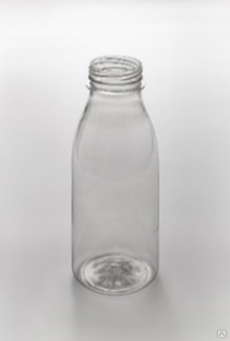 Бутылка пластиковая 1 л прозрачная Круглая гладкая 36 г 