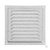 Решетка вентиляционная ZEIN Люкс РМ1515Ц, 150 х 150 мм, с сеткой, металл, оцинковка #1