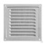 Решетка вентиляционная ZEIN Люкс РМ1515Ц, 150 х 150 мм, с сеткой, металл, оцинковка #3