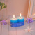 LADECOR Набор свечей, 2 шт, 5x5 см, парафин, 6 цветов #5
