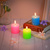 LADECOR Набор свечей, 2 шт, 5x5 см, парафин, 6 цветов #7