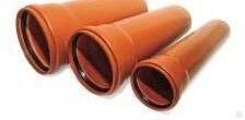 Труба ПВХ FACTORY PLAST наружная канализационная 110х3,2х1 м оранжевая 4 шт арт. 2005