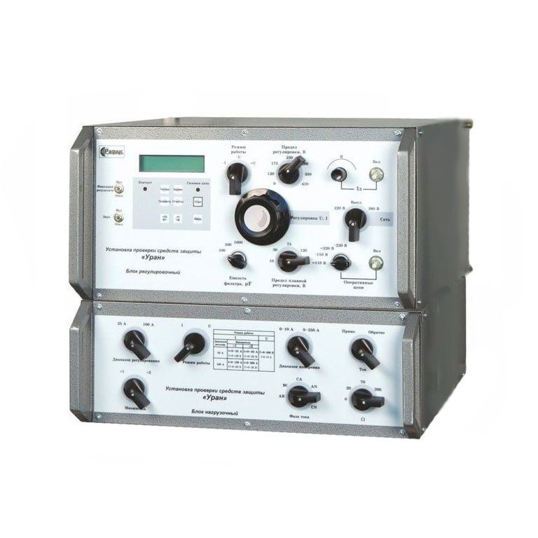 Устройства для проверки автоматических выключателей Радиус Автоматика Установка Уран-1 (С поверкой)