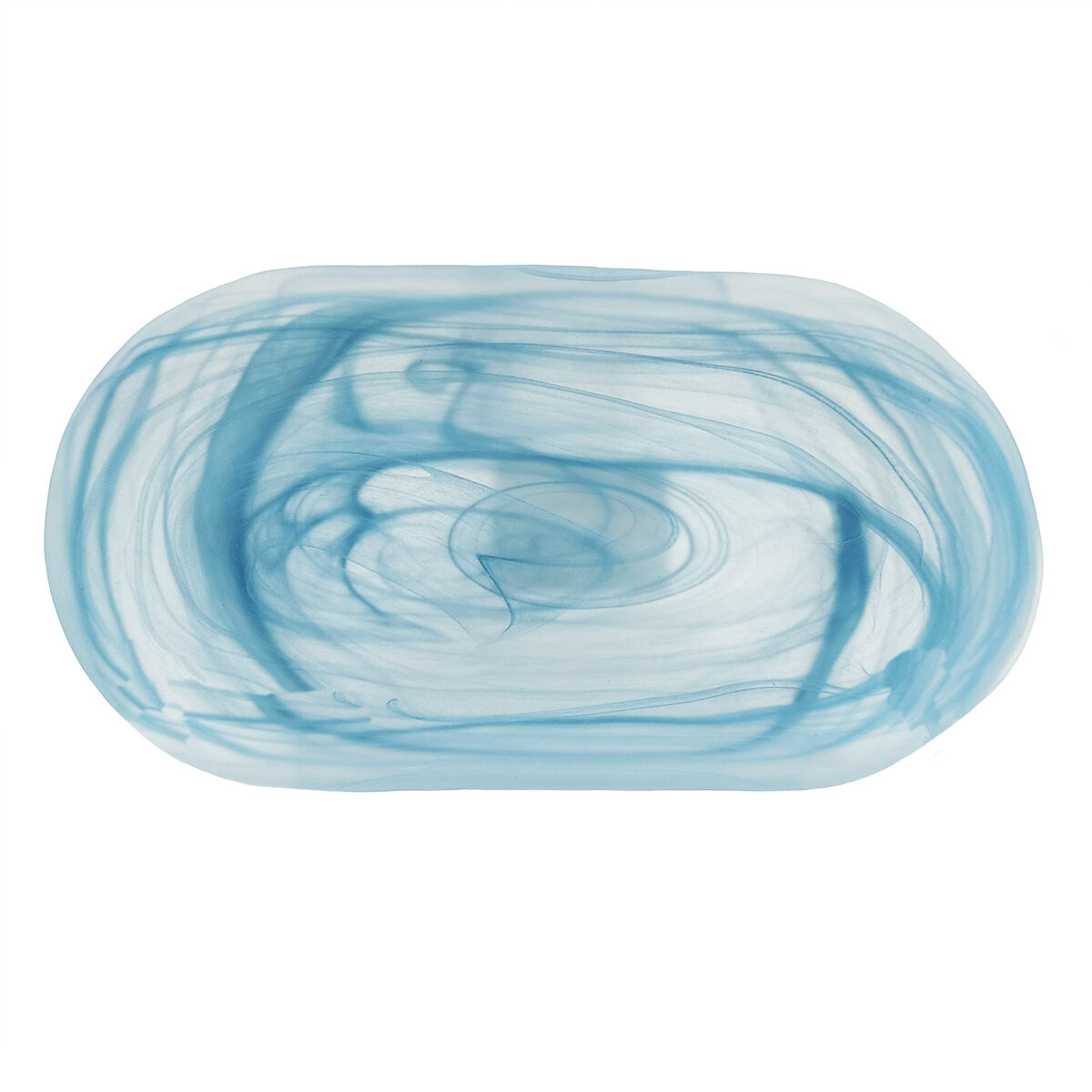 Тарелка-блюдо, матовое d=36*20 h=3 см,материал cтекло,серия "Blue Sunset" P.L.