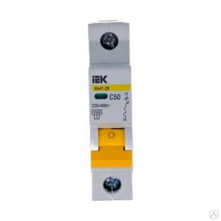 Выключатель автоматический1п 50А С ВА47-29 4,5кА (IEK) 