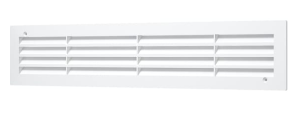 Решетка вентиляционная ЭРА Group 4409ДП, 450*91 переточная, белая