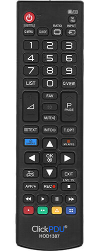 Универсальный пульт ClickPDU для телевизора LG (HOD1387)