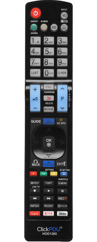Универсальный пульт ClickPDU HOD1385 RM-L930 RU для телевизоров LG