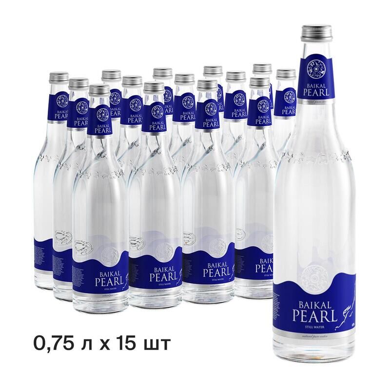 Вода питьевая Baikal Pearl негазированная 0,75 л (15 штук в упаковке) Байкал