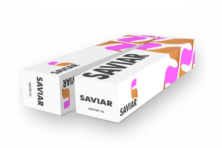 Пленка Saviar 100мк (белый матовый, черный клей, 1 270)