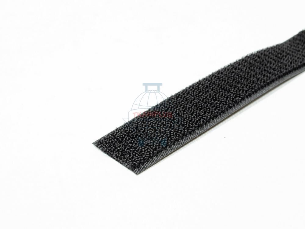 Лента липучка пластиковая (петли) 3 см цвет №322 черный