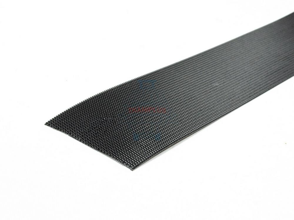 Лента липучка пластиковая (крючки) 5 см цвет №322 черный